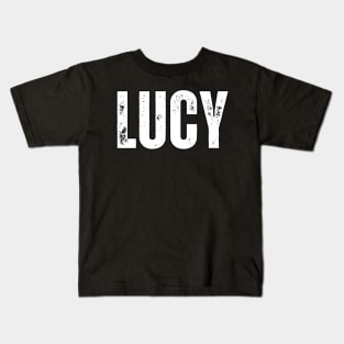 Lucy Name Gift Birthday Holiday Anniversary Kids T-Shirt